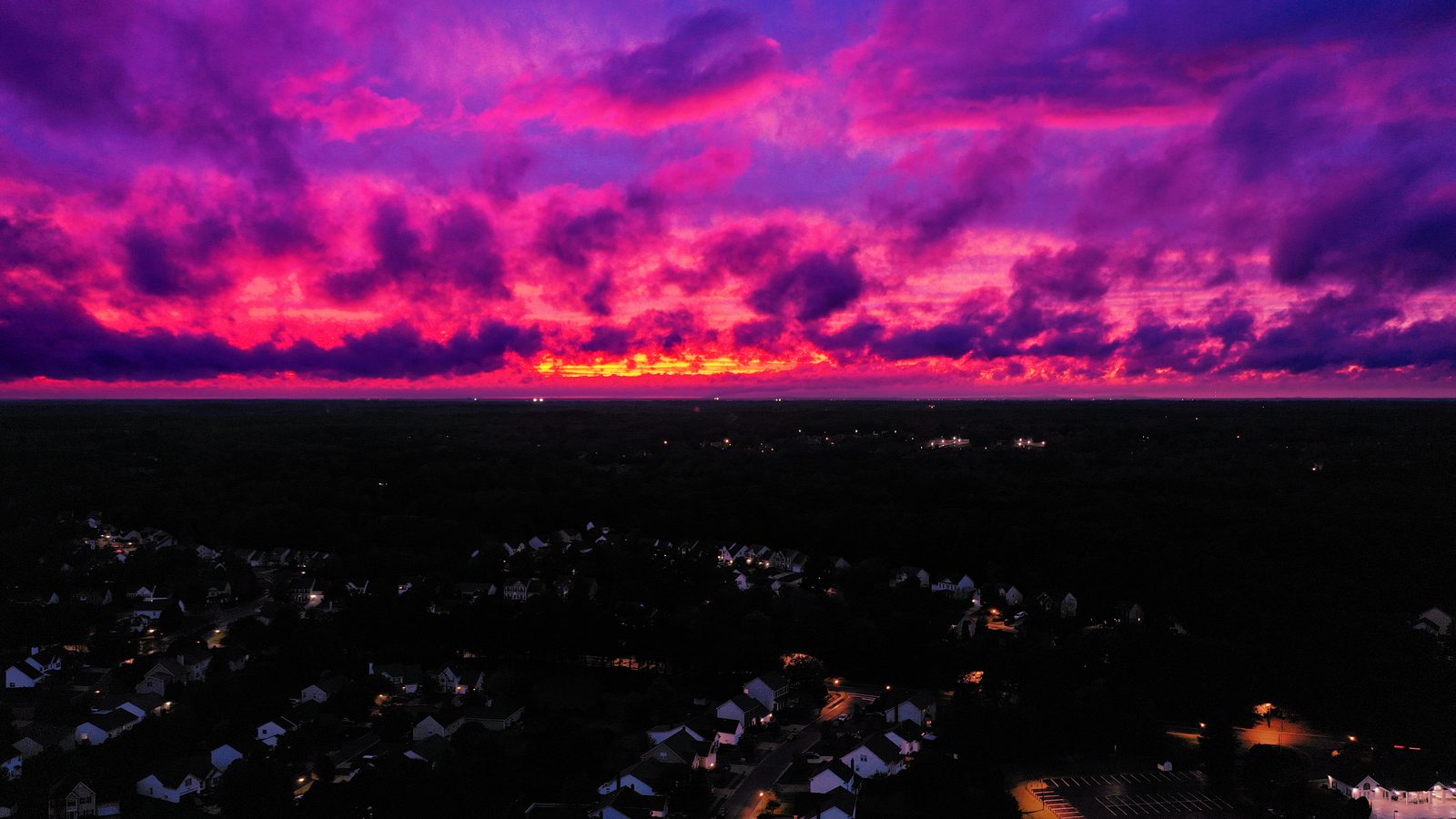 Last light in crimson